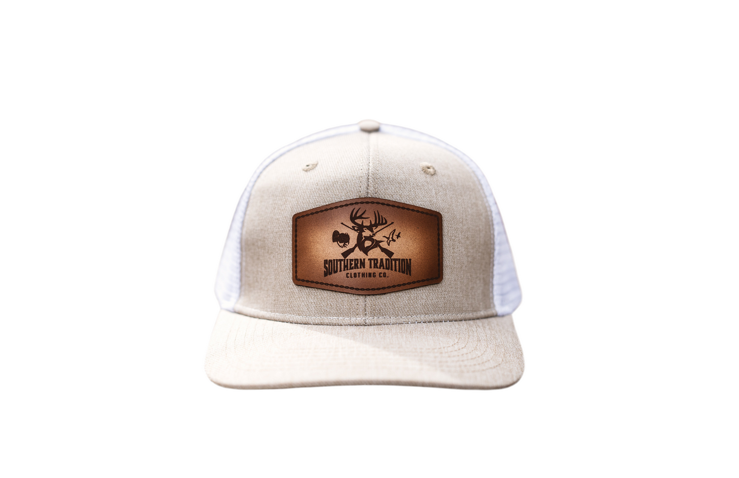 Khaki & White 6 Panel
